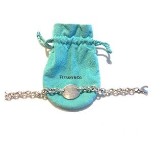 Tiffany & Co. Oval Tag Bracelet